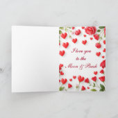 ハッピーヴァレンティーンズデイハート&バラ シーズンカード (内部)