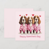 ハッピーヴァレンティーンズデイバスセットハウンドドッグス シーズンカード (正面/裏面)