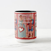 ハッピーヴァレンティーンズデイパパカップ ツートーンマグカップ (中央)