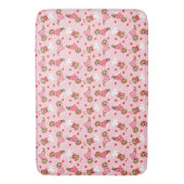 ハッピーヴァレンティーンズデイビーグルドッグス バスマット (正面縦)