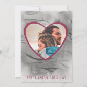 ハッピーヴァレンティーンズデイブラック&赤いハートズホリデイC シーズンカード (正面)