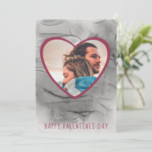 ハッピーヴァレンティーンズデイブラック&赤いハートズホリデイC シーズンカード (スタンド正面)