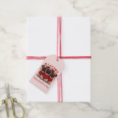 ハッピーヴァレンティーンズデイプーグドッグ ギフトタグ (より糸付き)