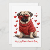 ハッピーヴァレンティーンズデイプーグドッグ シーズンカード (正面/裏面)