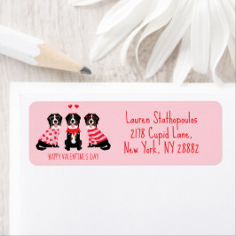 ハッピーヴァレンティーンズデイベルネーズマウンテンドッグス ラベル