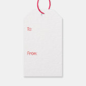 ハッピーヴァレンティーンズデイペンブロークウェルシュコーギードッグ ギフトタグ (裏面)