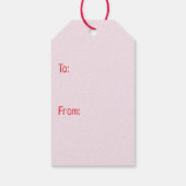 ハッピーヴァレンティーンズデイペンブロークウェルシュコーギードッグ ギフトタグ (裏面)