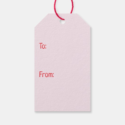 ハッピーヴァレンティーンズデイペンブロークウェルシュコーギードッグ ギフトタグ (裏面)