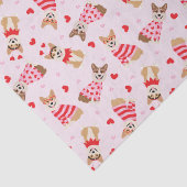 ハッピーヴァレンティーンズデイペンブロークウェルシュコーギードッグ 薄葉紙 (詳細)