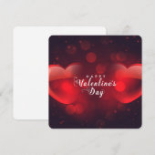 ハッピーヴァレンティーンズデイホリデーカード シーズンカード (正面/裏面)