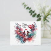 ハッピーヴァレンティーンズデイポストカード ポストカード (スタンド正面)