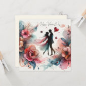 ハッピーヴァレンティーンズデイラブカード カード (正面/裏面インサイチュ)