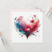 ハッピーヴァレンティーンズデイラブカード カード (正面/裏面インサイチュ)