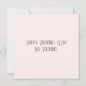 ハッピーヴァレンティーンズデイラブカード カード (裏面)