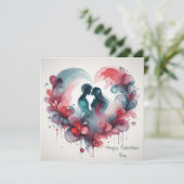 ハッピーヴァレンティーンズデイラブカード カード (スタンド正面)