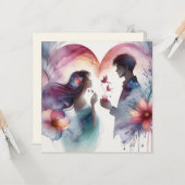 ハッピーヴァレンティーンズデイラブカード カード (正面/裏面インサイチュ)