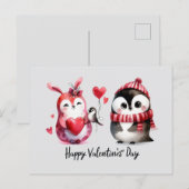 ハッピーヴァレンティーンズデイラブカード ポストカード (正面/裏面)