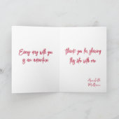 ハッピーヴァレンティーンズデイラブトラック カード (内部)