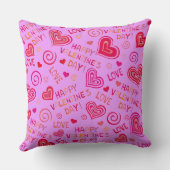 ハッピーヴァレンティーンズデイラブ クッション (裏面)