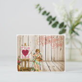 ハッピーヴァレンティーンズデイヴィンテージケルブ シーズンポストカード (スタンド正面)