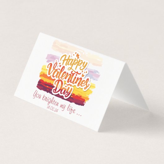 ハッピーヴァレンティーンズデイ引用文 (正面)