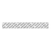 ハッピーヴァレンティーンズデイ文字パターンラブフレンドシップ グログランリボン (正面)