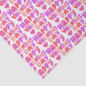 ハッピーヴァレンティーンズデーカラフルモダンレタリング 薄葉紙 (詳細)