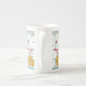 ハッピーヴァレンティーンズデーユニークハートボーフローラ ボーンチャイナマグカップ (裏面)