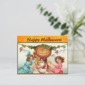 ハッピーヴィンテージハロウィーンポストカード ポストカード (スタンド正面)