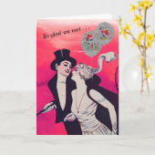 ハッピーヴィンテージバレンタインデー カード (黄色い花)