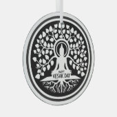 ハッピーヴェサックの日 ガラスオーナメント (正面右)