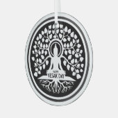 ハッピーヴェサックの日 ガラスオーナメント (正面左)