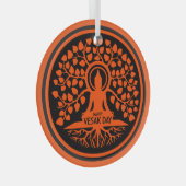 ハッピーヴェサックの日 ガラスオーナメント (正面右)