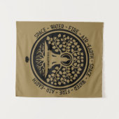 ハッピーヴェサックの日 タペストリー (正面(横))