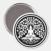 ハッピーヴェサックの日 マグネット (正面/裏面)