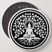 ハッピーヴェサックの日 缶バッジ (正面&裏面)