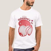 ハッピーヴェレンタインの日 – アモーア Tシャツ (正面)