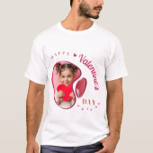 ハッピーヴェレンタインの日 – キューピッドのキス Tシャツ (正面)