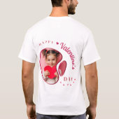 ハッピーヴェレンタインの日 – キューピッドのキス Tシャツ (裏面)