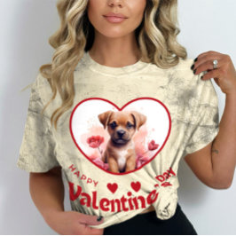 ハッピーヴェレンタインの日 – ハートの歓喜 Tシャツ