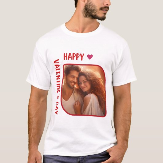 ハッピーヴェレンタインの日 – 求婚者 Tシャツ (正面)