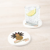 ハッピー七面鳥の一日の感謝祭 コースター (側面)