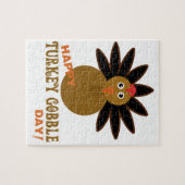 ハッピー七面鳥の一日の感謝祭 ジグソーパズル (横)