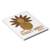 ハッピー七面鳥の一日の感謝祭 ノートパッド (アングル)