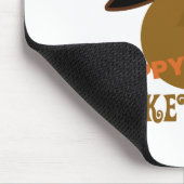 ハッピー七面鳥の一日の感謝祭 マウスパッド (コーナー)