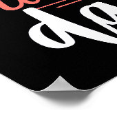 ハッピー七面鳥の日の感謝祭おもしろいトルコ ポスター (角)