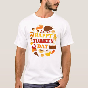 ハッピー七面鳥の日の饗宴 Tシャツ
