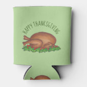 ハッピー七面鳥の日サンクスギビングディナークランベリー 缶クーラー (正面)