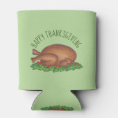 ハッピー七面鳥の日サンクスギビングディナークランベリー 缶クーラー (裏面)