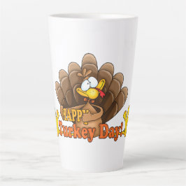 ハッピー七面鳥の日 カフェラテマグ